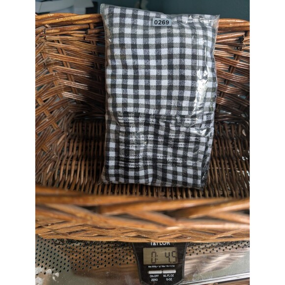 Love On A Hanger Black White Gingham Check Mini Pencil Skirt Size 3 Stretch 25W - Picture 9 of 9